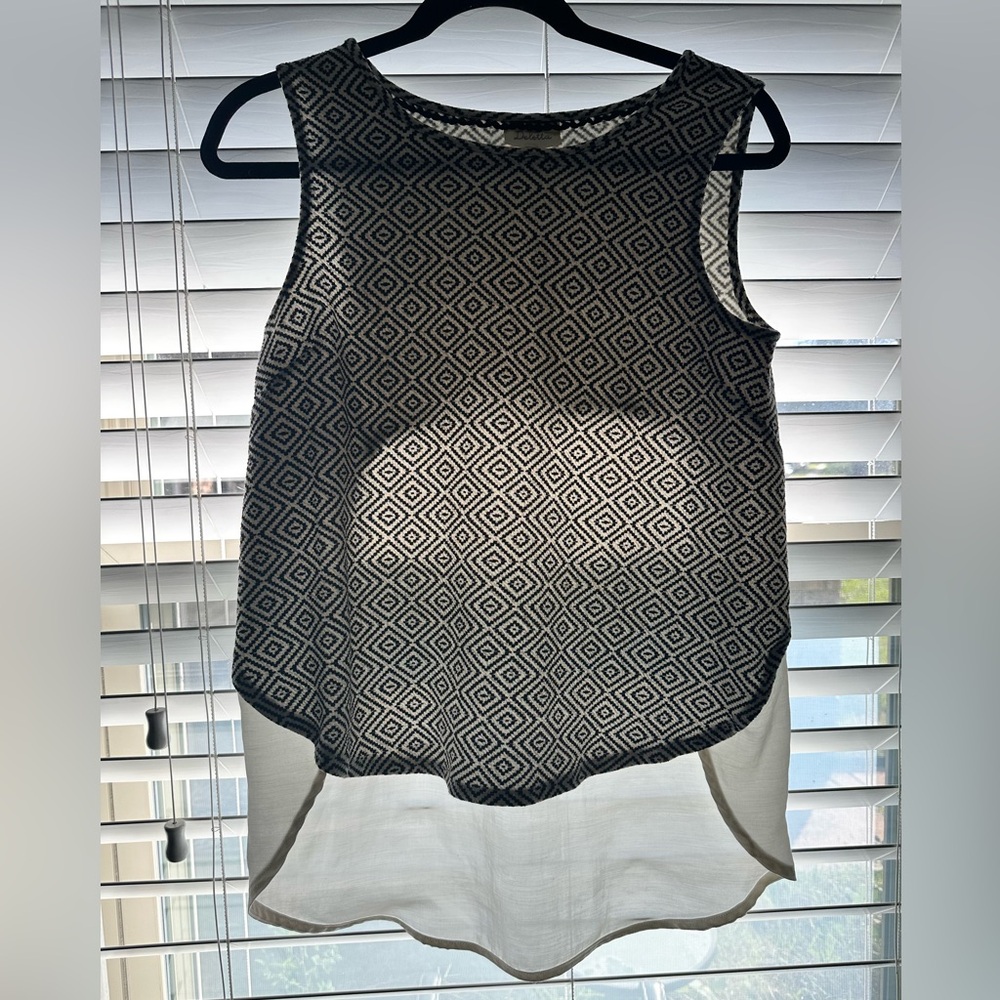 Deletta by Anthropology Cropped Tank Top